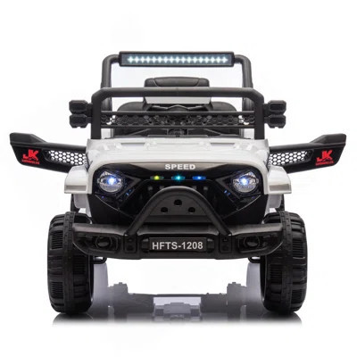 12V Kids Ride On Electric Truck Car W/Parents Control,2WD,Four-Wheel Suspension,Early Education Function,Adjustable Volume,USB,MP3,Bluetooth,Microphon | Wayfair North America