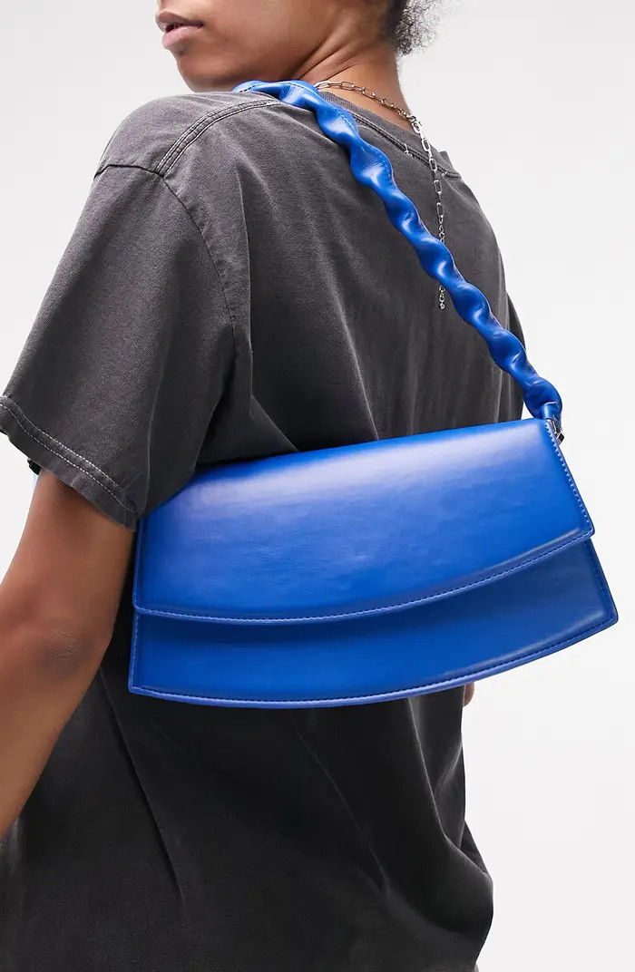 Twisted Faux Leather Shoulder Bag | Nordstrom