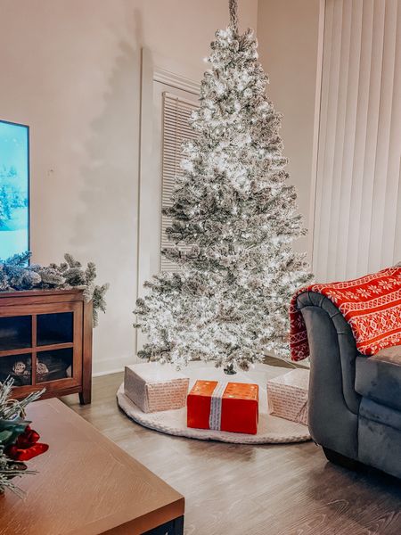 Here’s our Christmas tree from last year - it’s the King of Christmas 7 foot prince flock. This year we upgraded to the 8 foot pre lit tree, so once it’s up I’ll show you! I’ve linked a similar white tree skirt too. Now’s the perfect time to start prepping your home for the holidays! 🎄🎁

King of Christmas trees, Christmas decor, holiday home decor, Christmas tree decor, holiday living room decor #christmastree #christmastreedecor #christmastreeskirt #kingofchristmas #flockedchristmastree #flockedtree #holidayhome #holidayhomedecor #holidayhomeprep

#LTKhome #LTKSeasonal #LTKHoliday