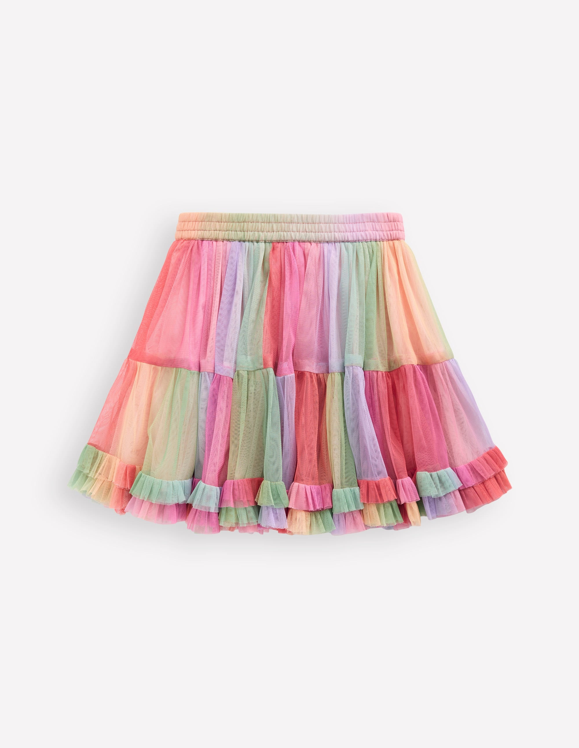 Tulle Ruffle Skirt-Multi | Boden UK