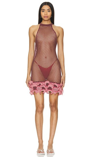 Pheobe Dress in Red & Pink Multi | Revolve Clothing (Global)