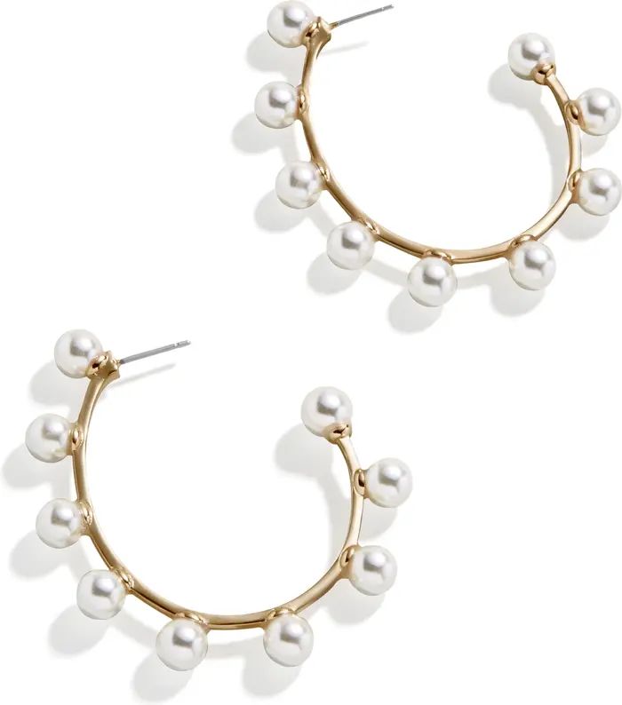 Irie Imitation Pearl Hoop Earrings | Nordstrom
