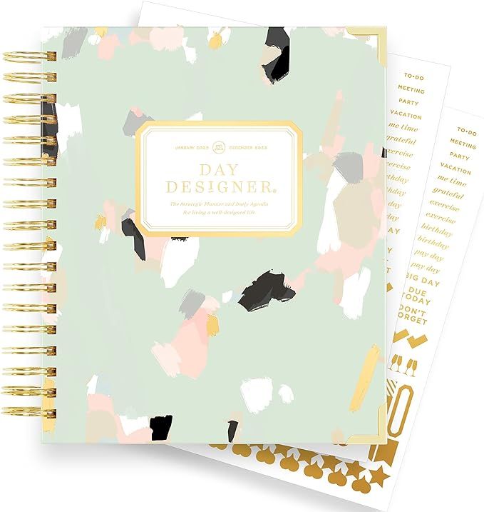 Day Designer Flagship Day Planner, January - December 2023, Daily Monthly Agenda, 9" x 9.75", Art... | Amazon (US)