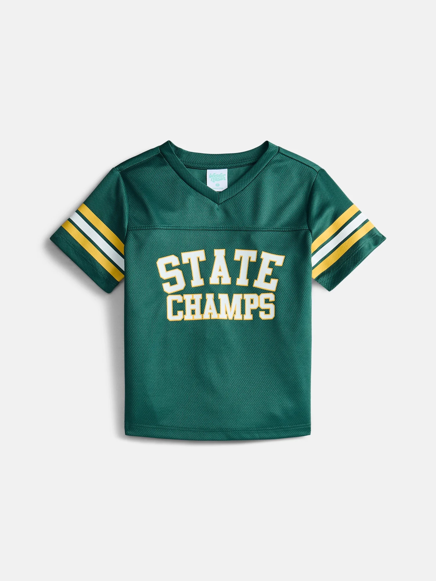 Wonder Nation Toddler Boys Football Tee, Sizes 12M-5T | Walmart (US)