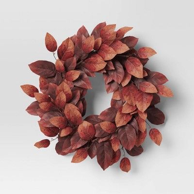 Fall Leaf Wreath - Threshold™ | Target