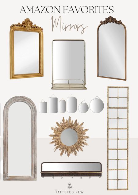 Shop these gorgeous mirror finds from Amazon! 


Antique mirrors, baroque style mirrors, vintage mirrors, sunburst mirror, mirror set, gorgeous mirrors  

#LTKhome #LTKstyletip #LTKFind