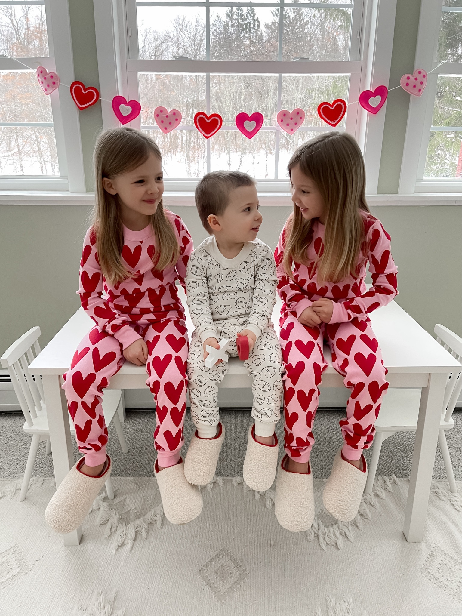 Valetine’s Day pajamas on sale now! ❤️

#LTKSeasonal #LTKsalealert #LTKkids