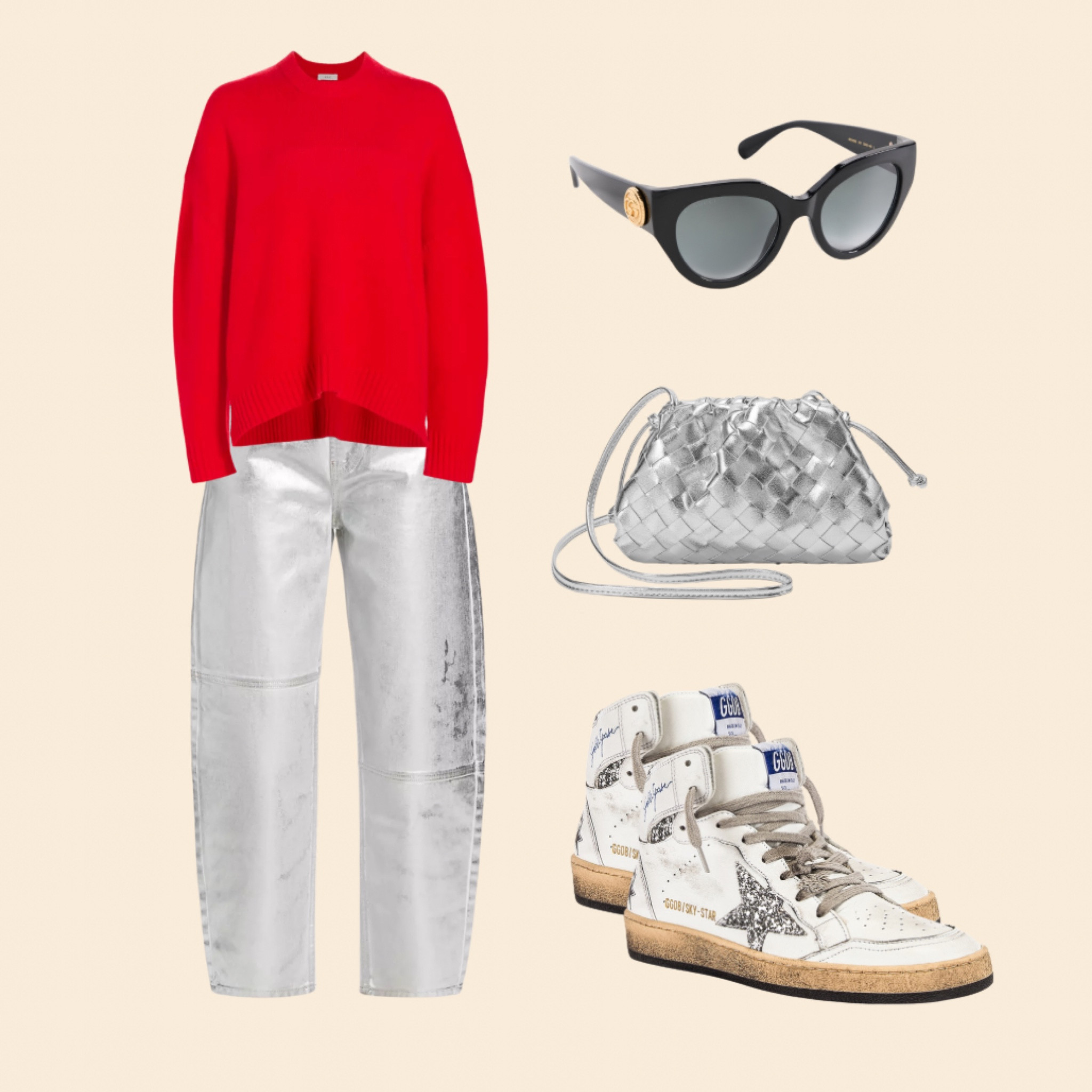STYLING OUTFITS AROUND… SILVER PANTS

#LTKstyletip #LTKSeasonal #LTKshoecrush