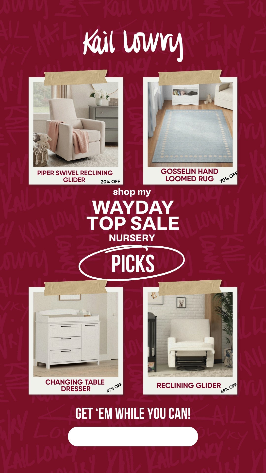 Nursery Must-Haves from Wayfairs WayDay sale (April 26-28th) 🍼

#LTKKids #LTKSaleAlert #LTKBaby