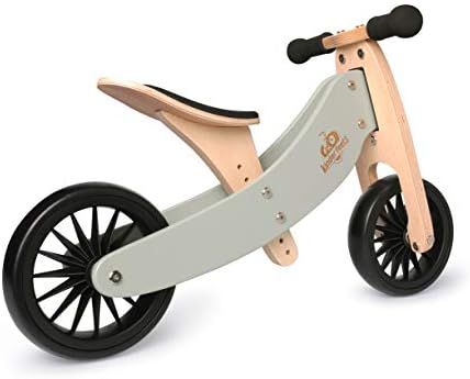 Kinderfeets TinyTot Plus 2-in-1 Wooden Balance Bike and Tricycle - Easily Convert From Bike to Tr... | Amazon (US)