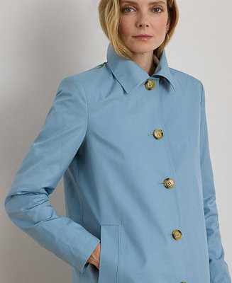 Women's Hooded Raincoat | Macy's