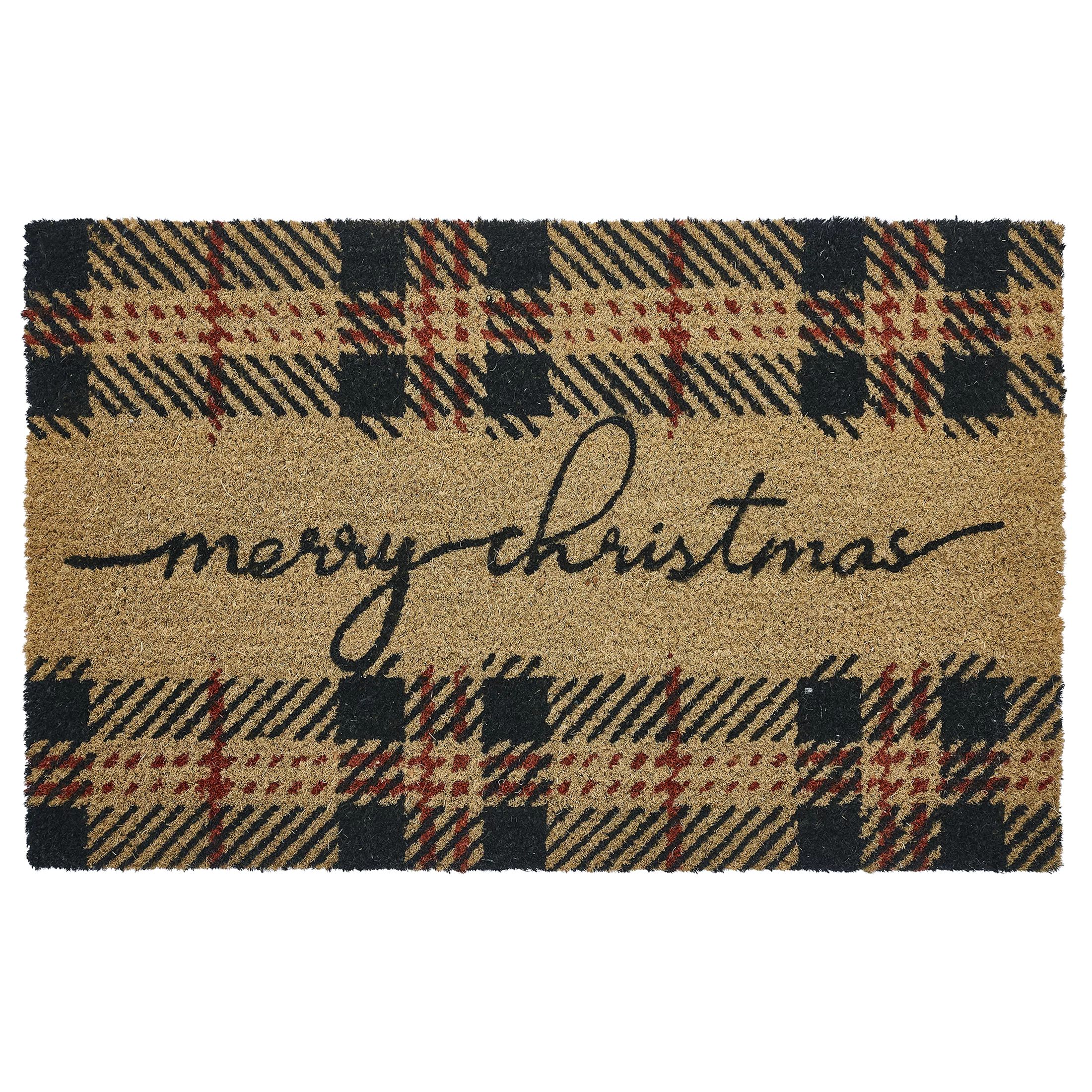My Texas House Merry Christmas Holiday Coir Outdoor Doormat, 30" x 48" - Walmart.com | Walmart (US)