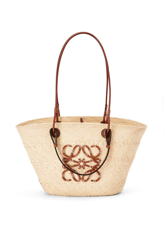 Panier Anagram en raphia - Beige | Printemps.com (FR & UK)