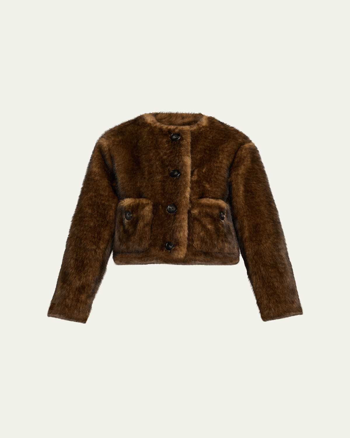 Teddy Cropped Jacket | Bergdorf Goodman