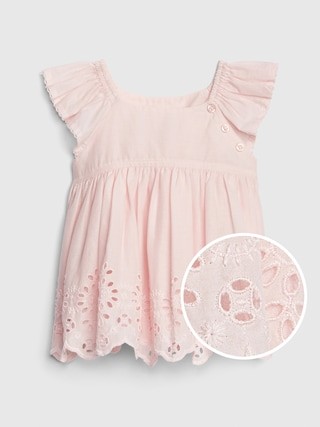 Eyelet Flutter Top | Gap US