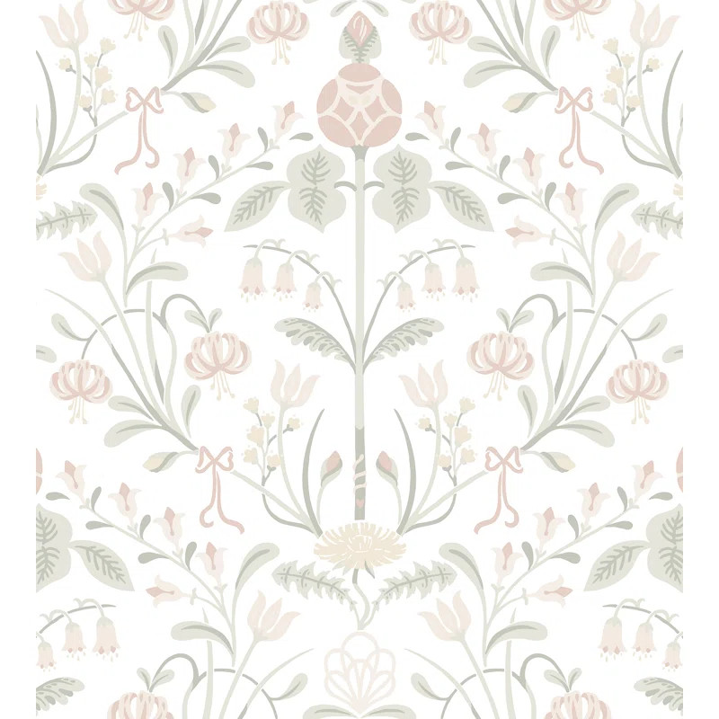 Huset I Solen Floral Wallpaper Roll | Wayfair North America
