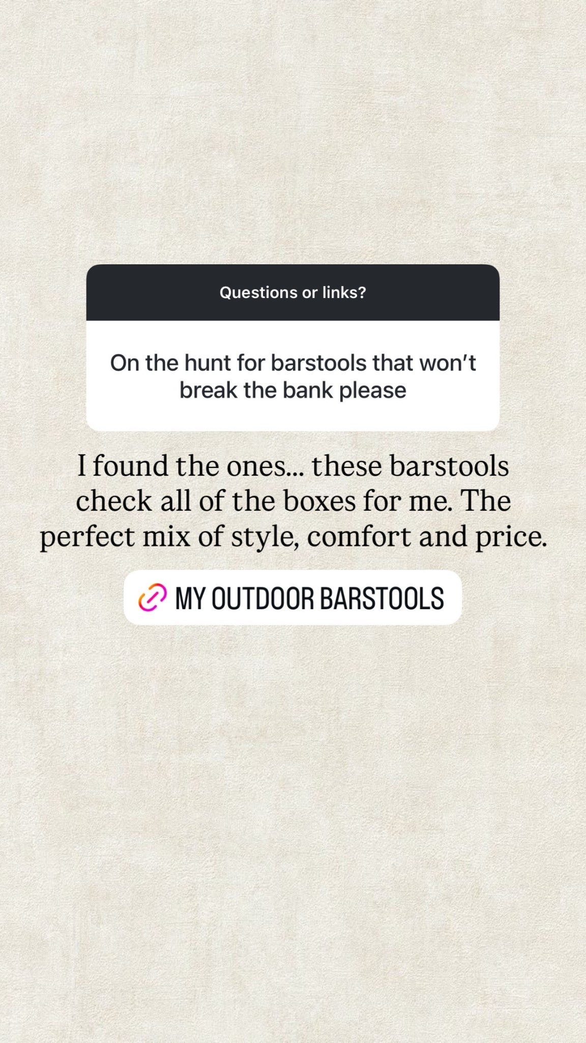 I found the ones... these barstools check all of the boxes for me. The perfect mix of style, comfort and price.

#LTKmomlife #LTKHome #LTKSeasonal