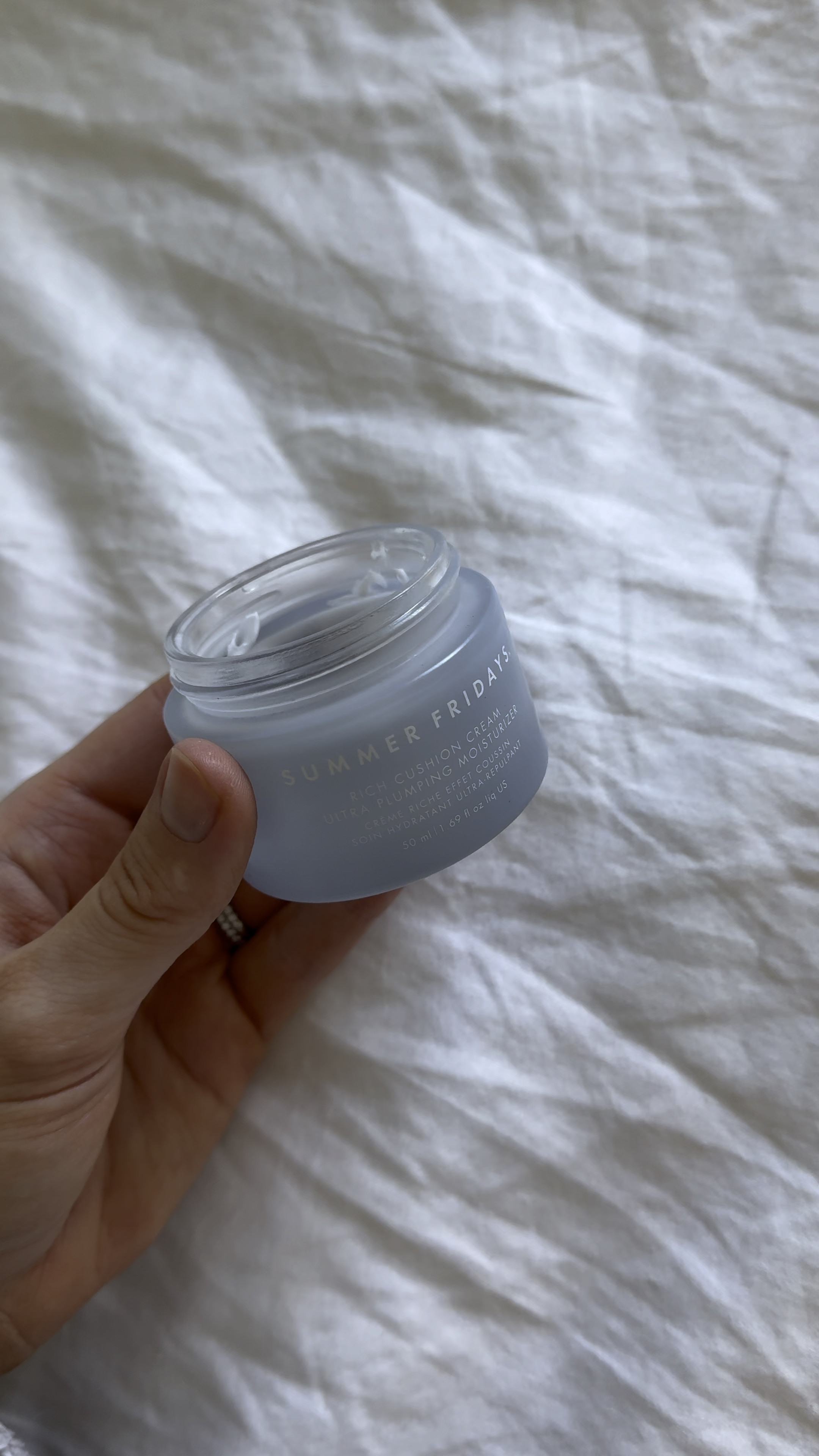 my favorite moisturizer!! have gone through 3 jars of this. Linked all my summer Fridays favorites! 

Summer Fridays rich cushion cream face moisturizer. #beautyfavorites #skincareroutine #pregnancysafe #beautyroutine #ad 

#LTKGiftGuide #LTKbeauty #LTKfindsunder100