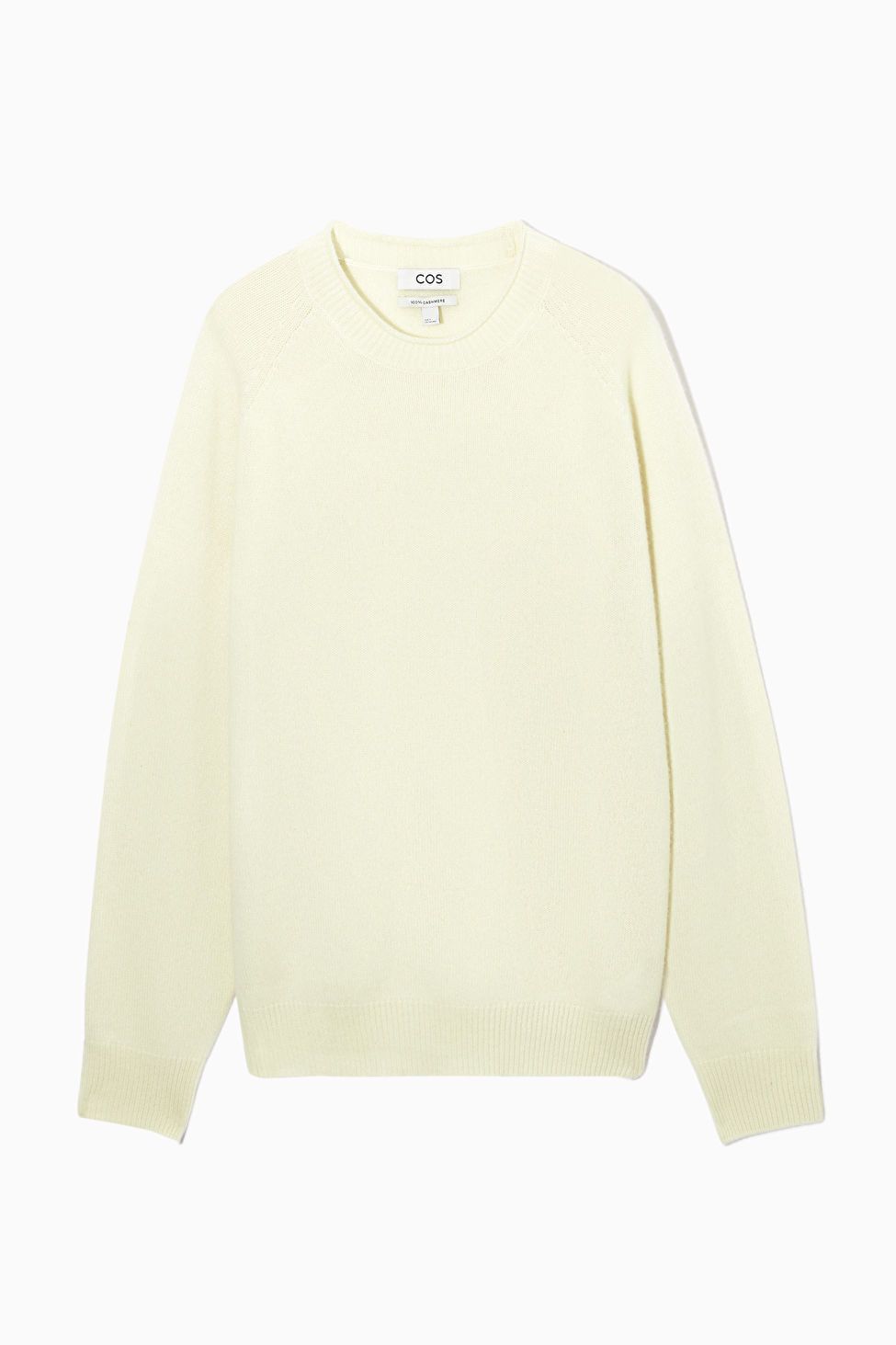 RELAXED-FIT PURE CASHMERE TOP - CREAM - COS | COS UK