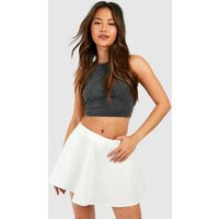 Womens White Mini Tennis Skirt - 12 | boohoo (US & Canada)
