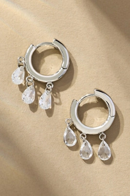 Huggie Crystal Drop Earrings | Anthropologie (US)