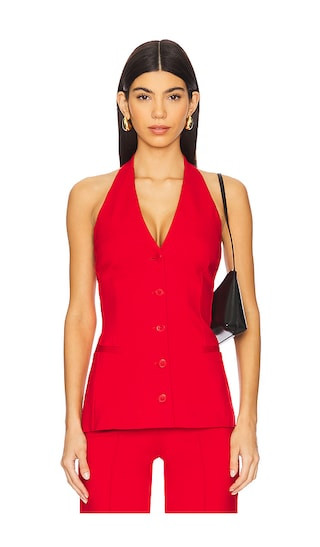 by Marianna Kain Vest Top in Red | Revolve Clothing (Global)