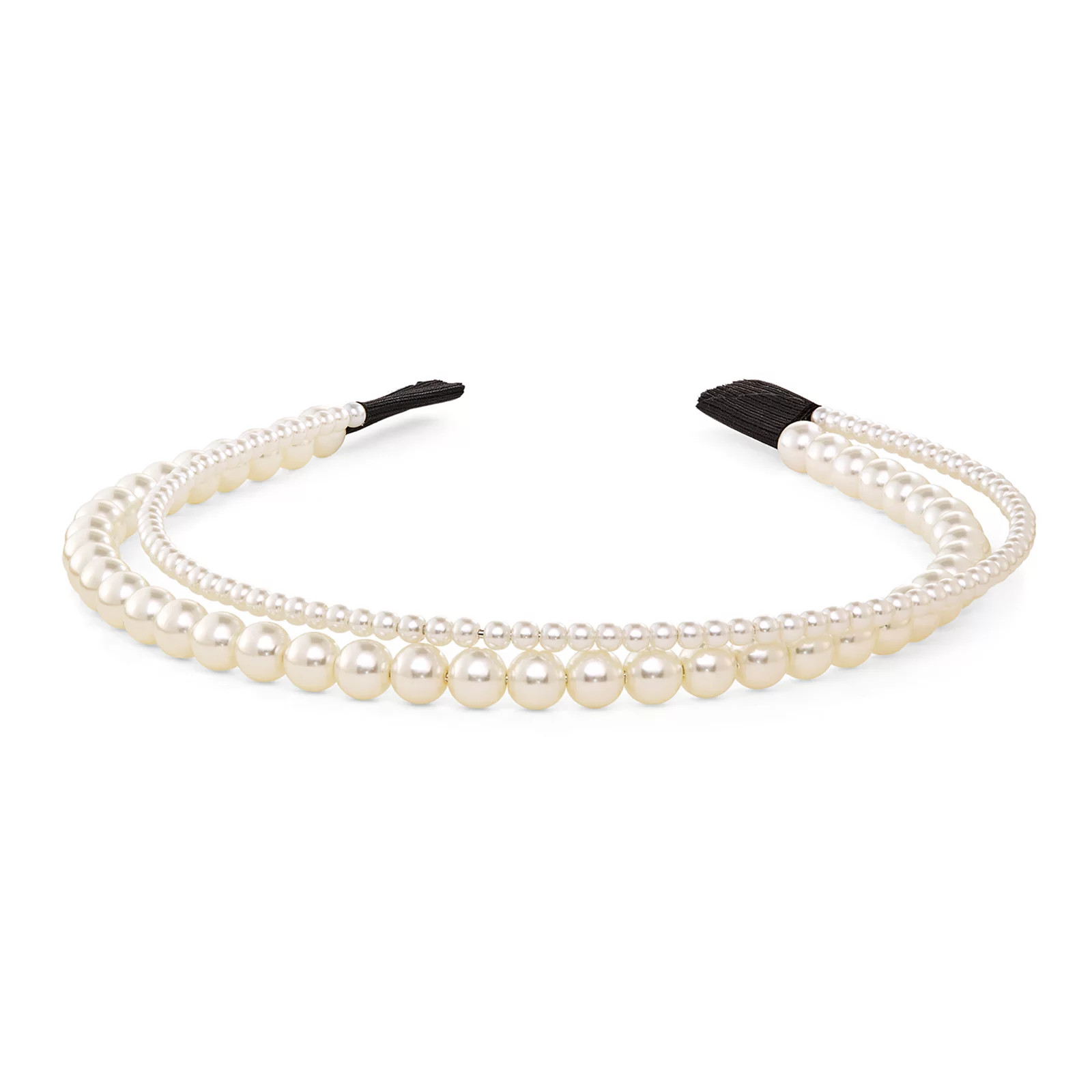 Multi Size Pearl Headband, White | Kohl's