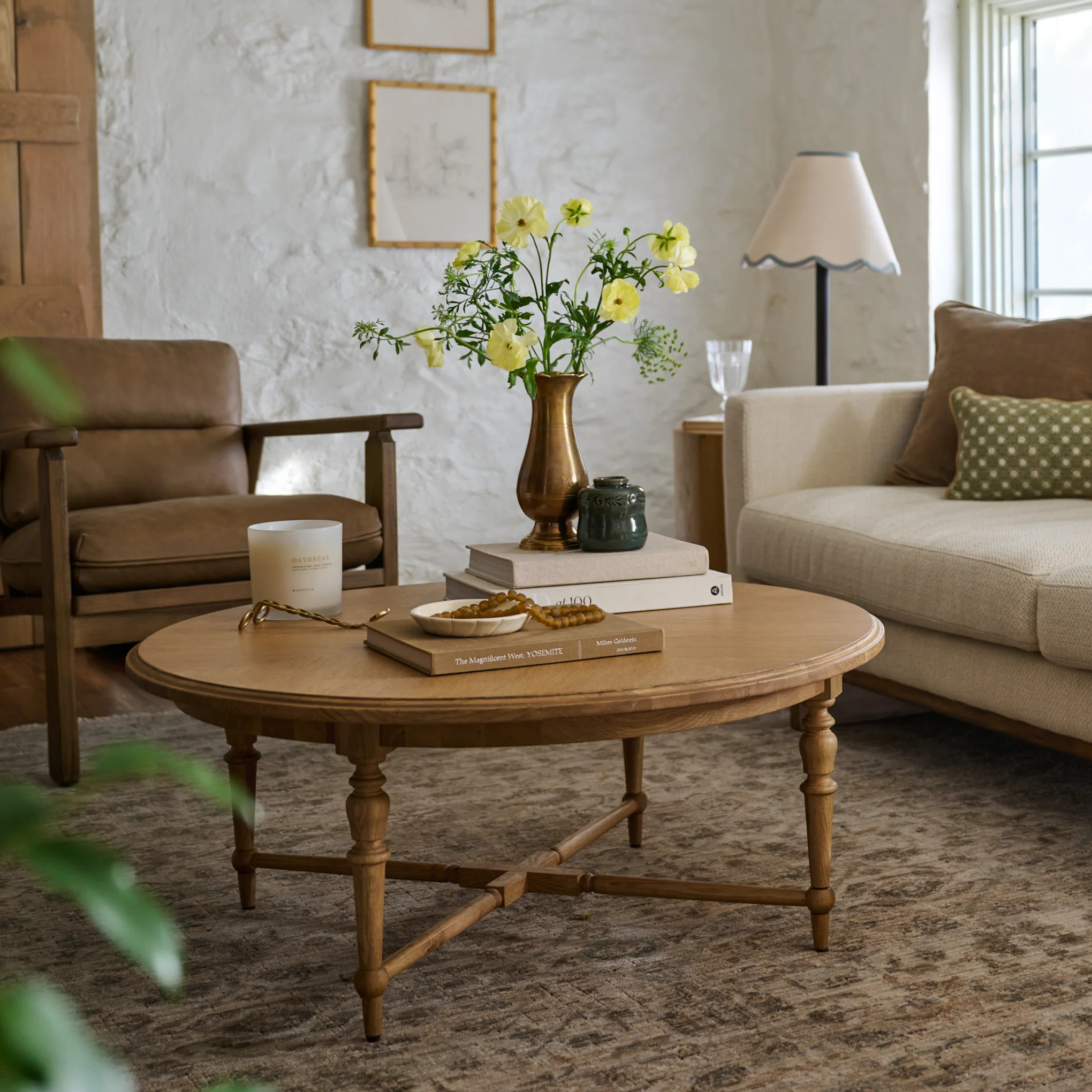 Spencer Turned Leg Coffee Table | Magnolia