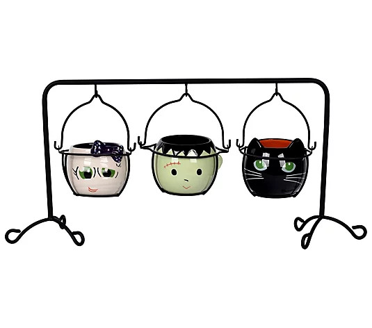 Temp-tations Seasonal 3-Piece Hanging Ramekins with Holder - QVC.com | QVC