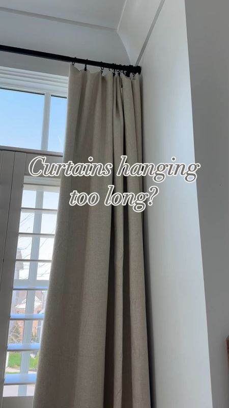 All the things I used to shorten my curtains!

#LTKhome #LTKVideo