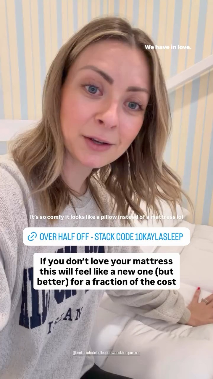 @beckhamhotelcollection #beckhampartner  If you don’t love your mattress this will feel like a new one (but better) for a fraction of the cost It’s so comfy it looks like a pillow instead of a mattress lol
