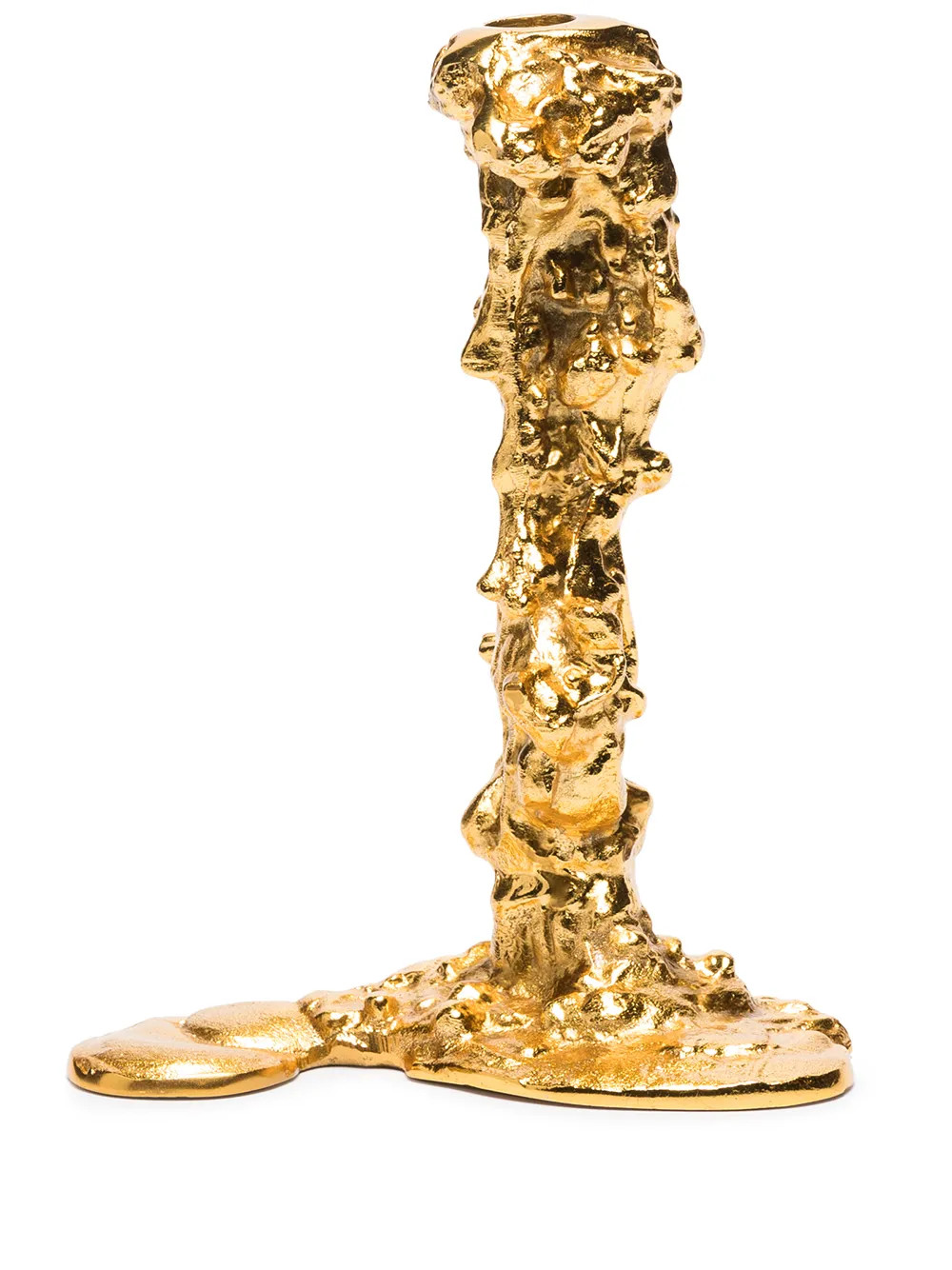 POLSPOTTEN large Drip candle holder - Gold | Farfetch Global