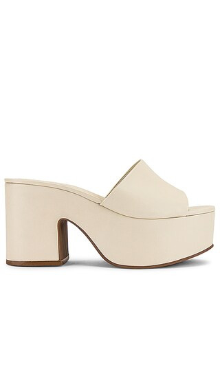 The Miso Platform Sandal in Ivory | Revolve Clothing (Global)