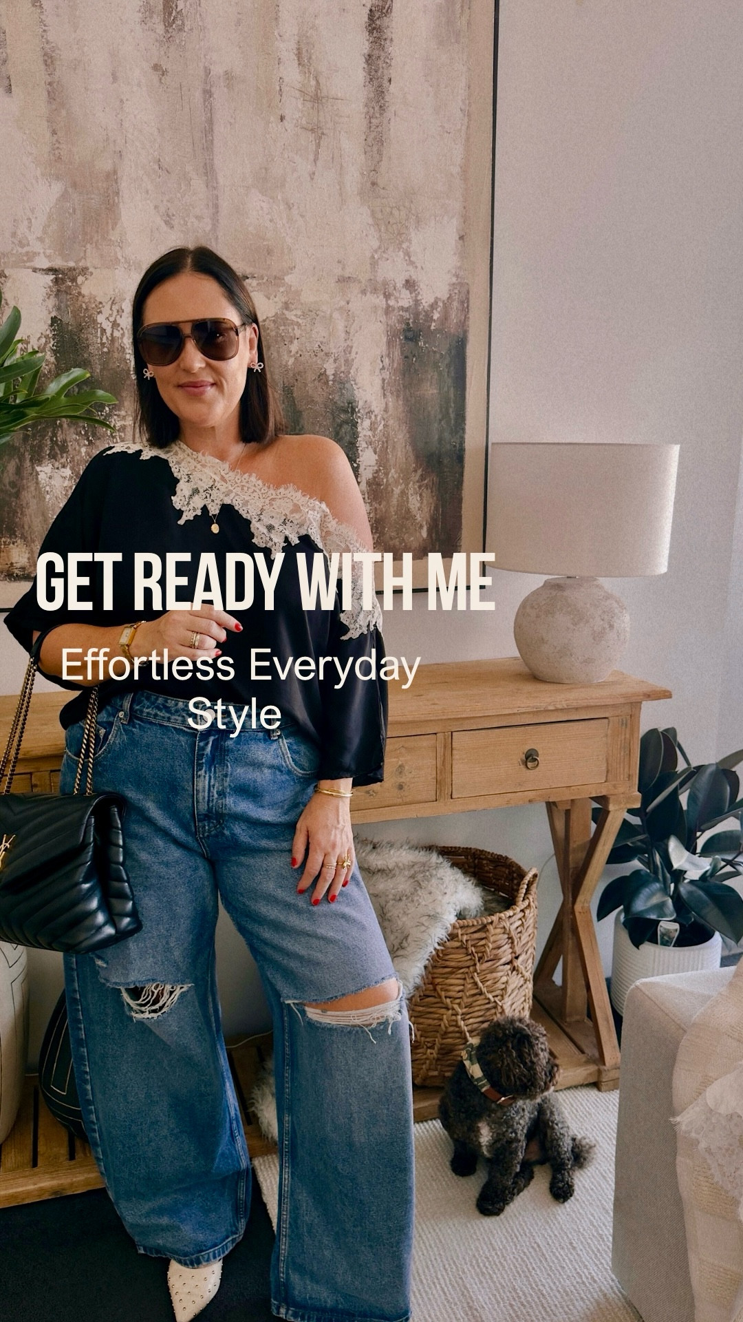 Elevated denim with a feminine twist 🖤

I love pairing relaxed denim with something a little more delicate — this one-shoulder lace top instantly dresses up a casual pair of jeans and creates that effortless “put together” look.

It’s the perfect example of mixing structured denim with soft, feminine details to create balance in an outfit.

For reference:
• I’m 172cm and between a size 14–16
• Jeans: Size 16
• Top: Size 14

Everything is linked here in my LTK shop for you to easily find 

#LTKootd #LTKMidsize #LTKgrwm