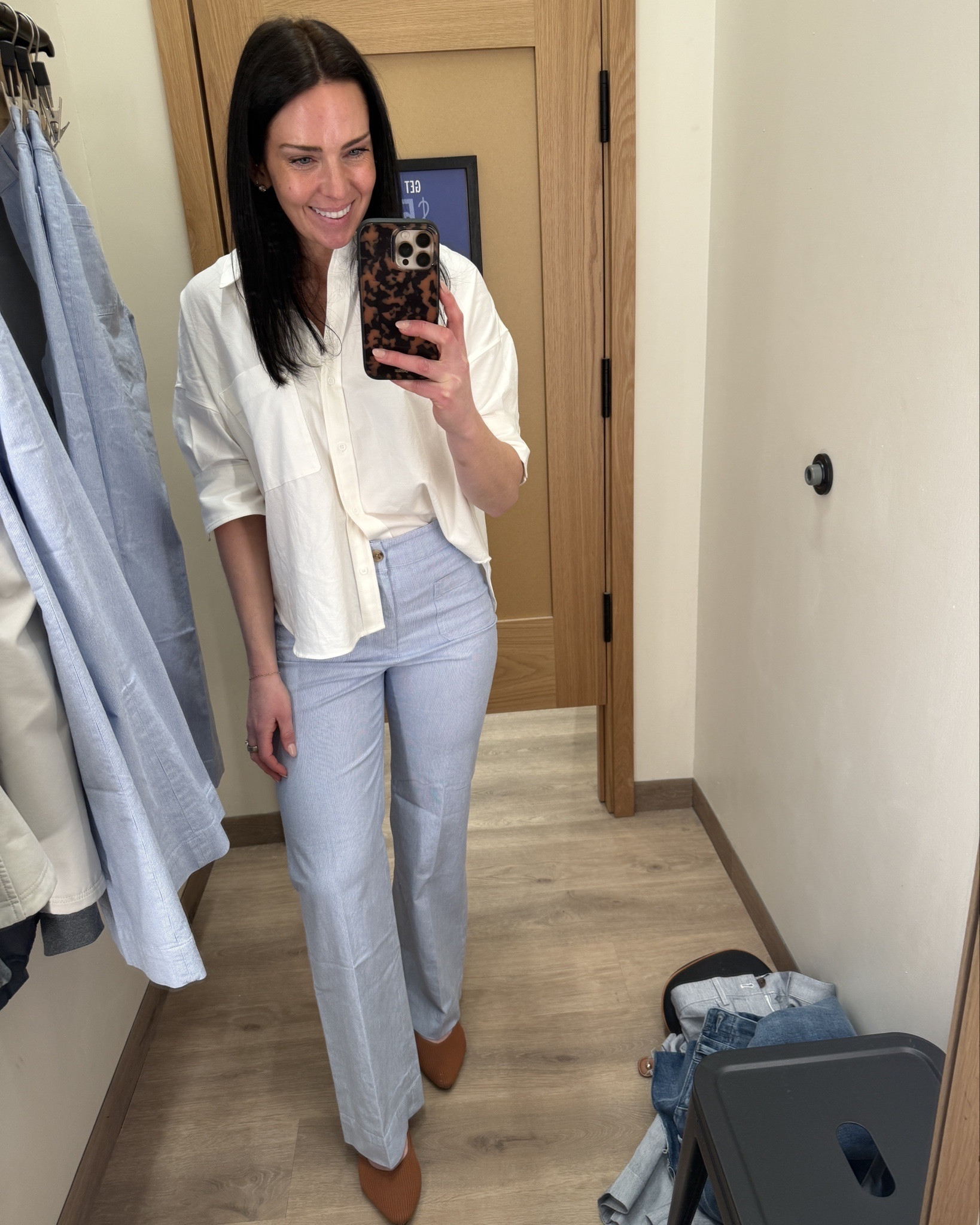 J crew has such cute new arrivals, many on sale! I fell in love with these blue pants and did size one up because they are slim through the butt and thighs. Everything else TTS! I’ll be getting a lot of use out of these with a warmer weather coming in!

#LTKSpringSale #LTKWorkwear #LTKSaleAlert