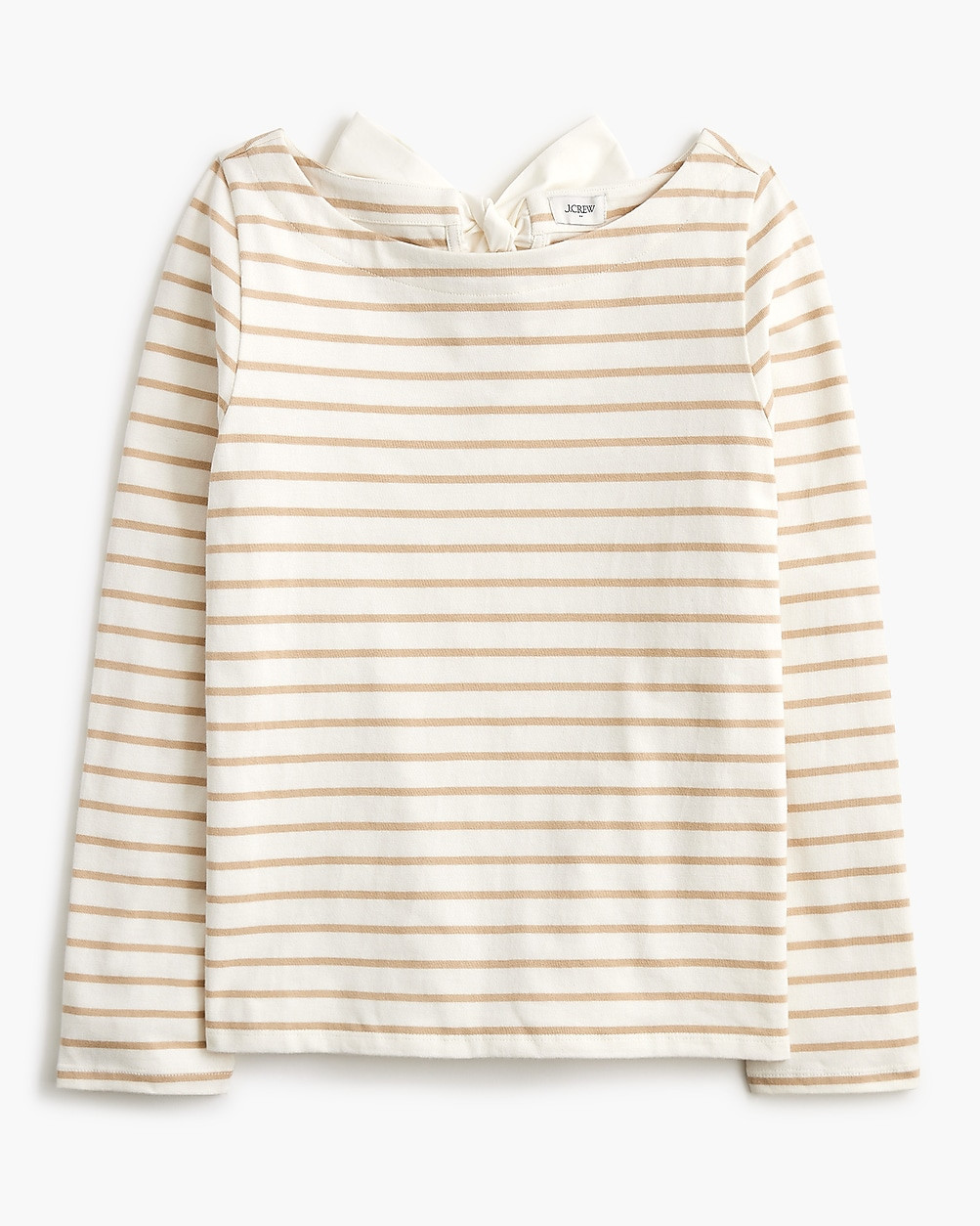Striped bow-back top | J.Crew Factory