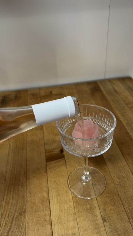 Making summer a little fancier 🩷
Rose ice cube molds with pink lemonade 
and fancy art deco inspired champagne glasses makes Summer days even better 🥂 just add Rosé or stick with pink lemonade 

#LTKunder50 #LTKFind #LTKhome