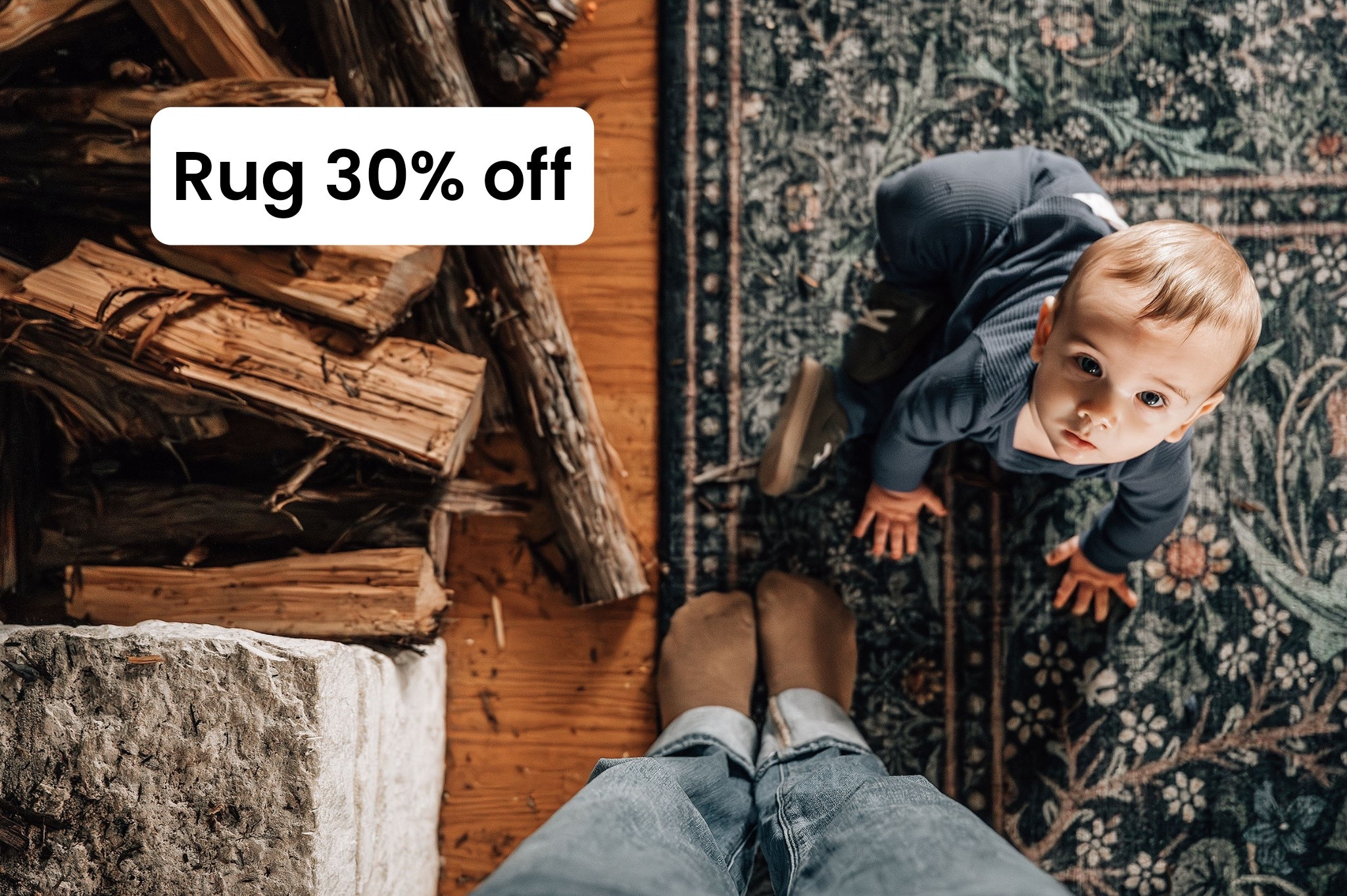 Ruggable, which means totally washable and made for real life with pets, kids, spills… all of it. 🫶🏻
If you’ve been eyeing a new rug for a high-traffic space, their 30% off sale is the perfect time to grab one.
Ours has held up through crawling babies, muddy shoes, and fireplace days just like this. Cozy + practical = my love language. ✨

Hashtags:
#LTKhome #LTKsale #Ruggable #WashableRug #FamilyHome #CozyHomeStyle #PetFriendlyHome #KidsAndPetsProof

#LTKSaleAlert #LTKHome #LTKHoliday