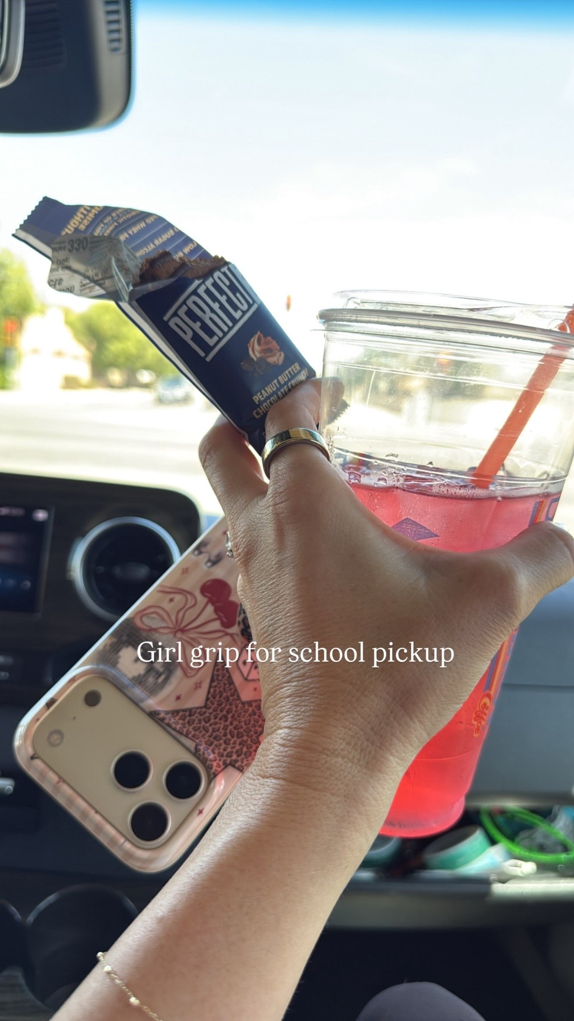 Girl grip for school pickup