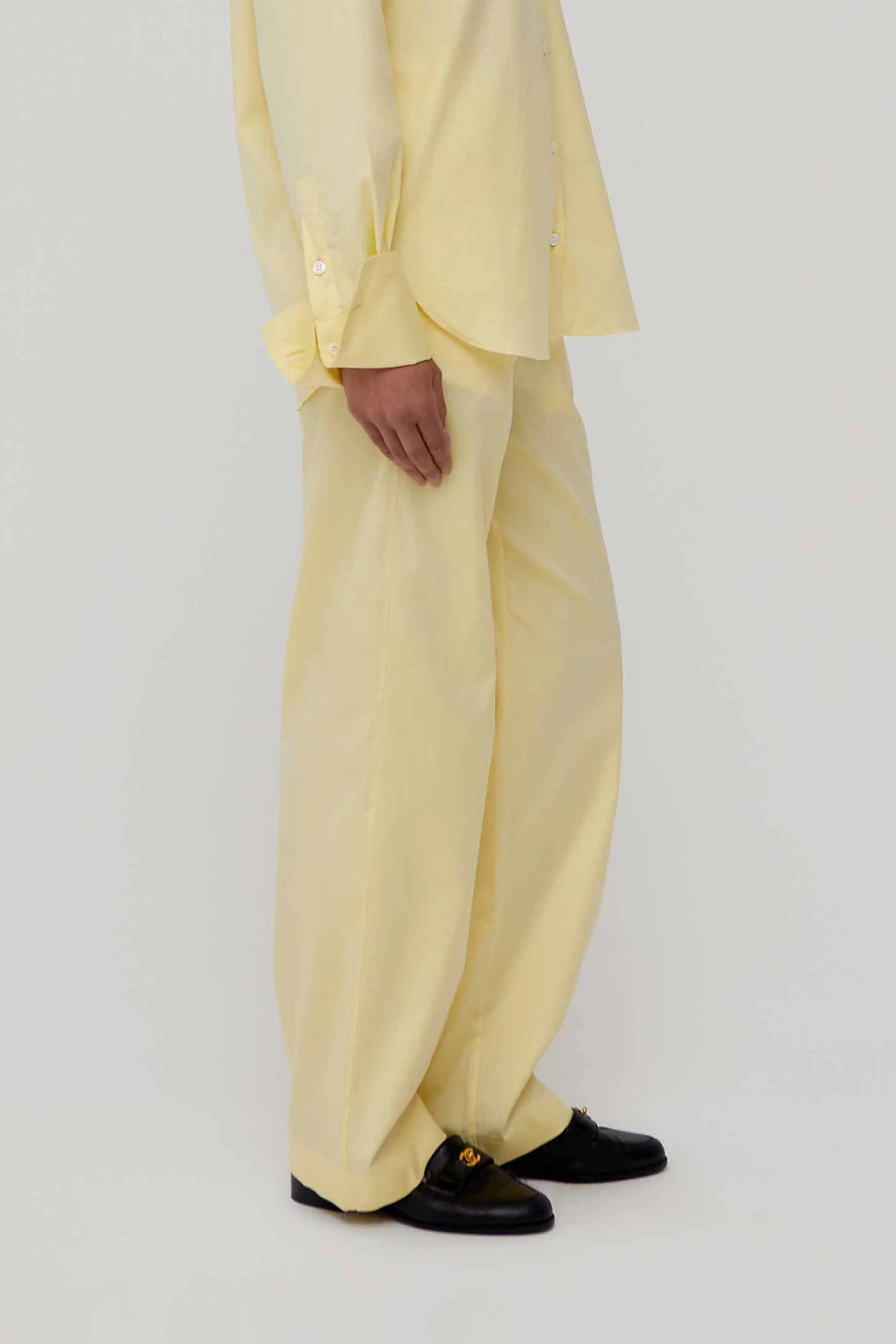 Britannia Trousers in Yellow | Amiya