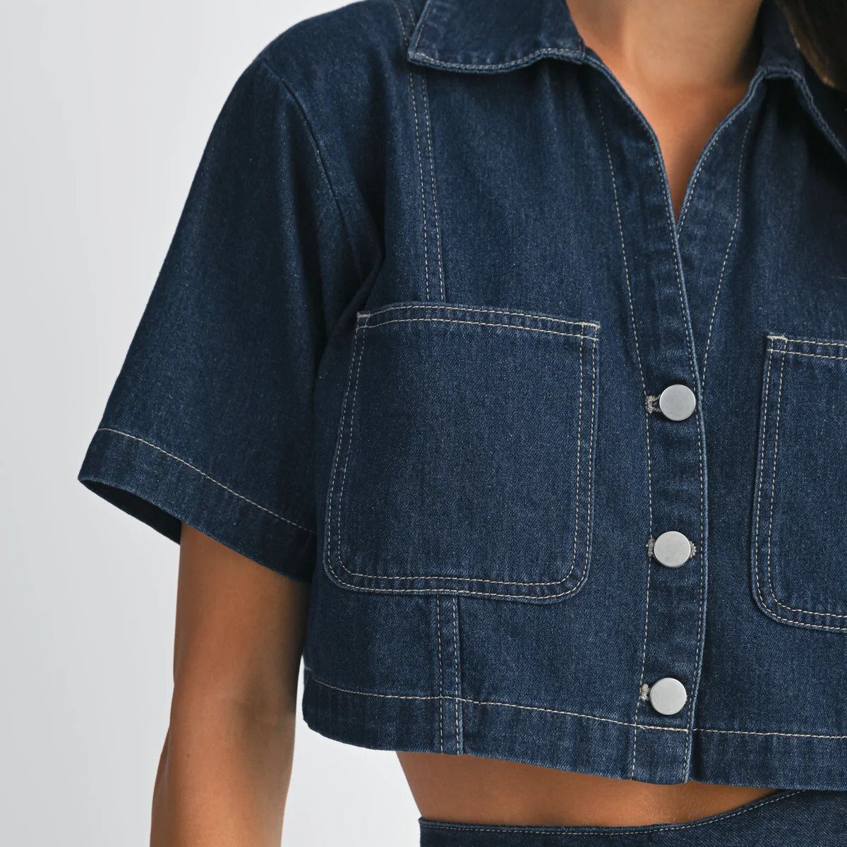 Wyatt Denim Skort Set | The Collection TX 