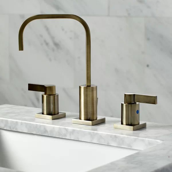NuvoFusion Widespread Bathroom Faucet with Drain Assembly | Wayfair North America