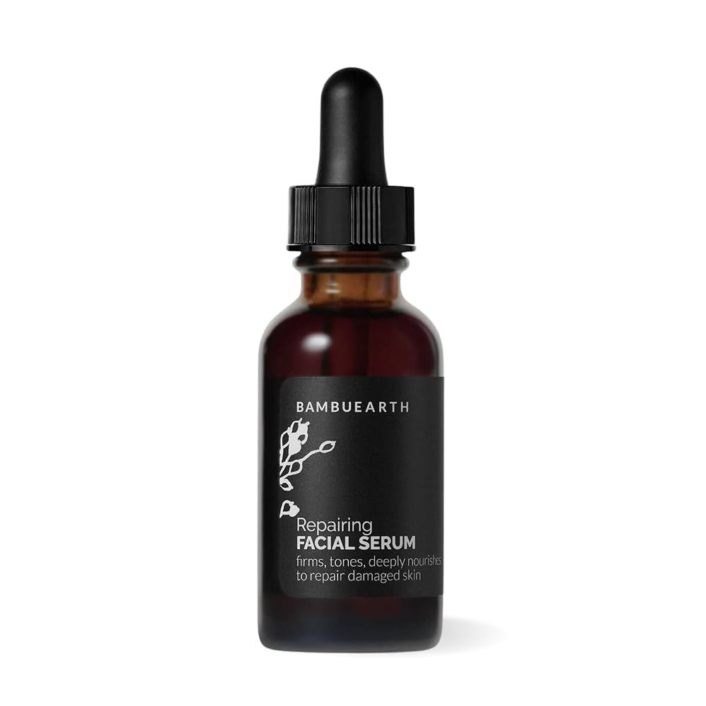 Bambu Earth Organic Cold-Pressed Vitamin C Repairing Facial Serum (1 oz) - Rosehip Oil Facial Ser... | Amazon (US)