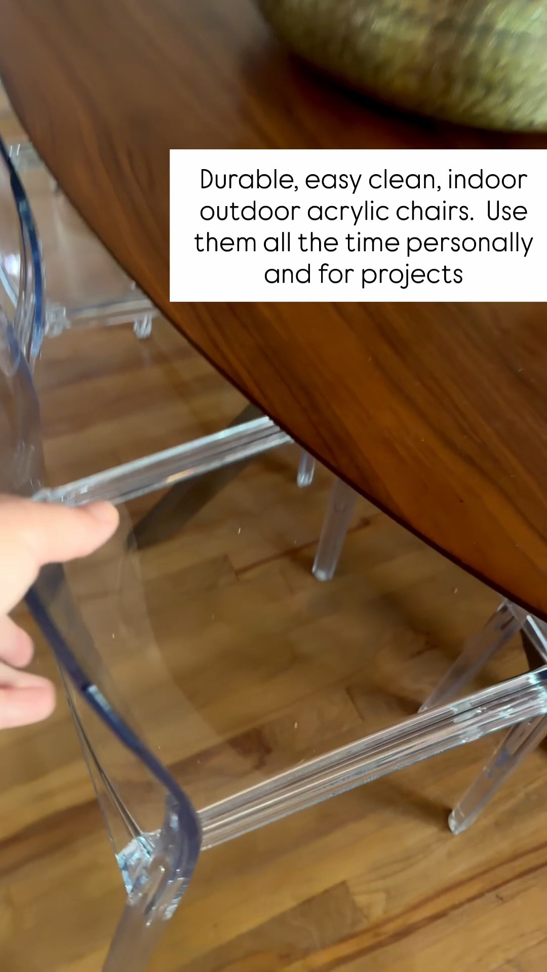 Can’t beat the durability and easy clean of acrylic chairs and bar stools!

#LTKdayinmylife #LTKHome #LTKOver40