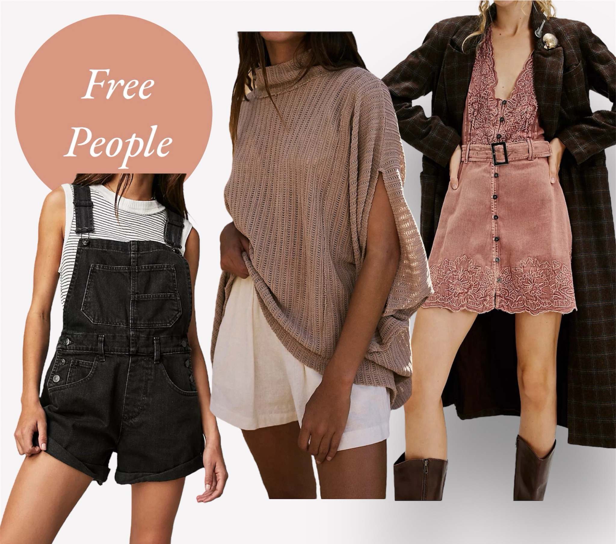 Free People
Boho style
Boho fashion
East end tunic
Florian mini dress
Ziggy Shortalls 
Overalls 
Shortalls
Mini dress 
Tunic 
Free people outfit 
Free people dress
Free people sweater 
Summer sale
FP style
FP fashion
Transitional pieces 
Sweater vest 
Sweater poncho 
Fall fashion 
Fall trends 
Layering 
Boho top
Boho dress
Summer style 
Neutrals

#LTKStyleTip #LTKFallSale #LTKBacktoSchool