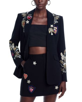 Cinq à Sept Heritage Patch Cheyenne Blazer  | Bloomingdale's Women | Bloomingdale's (US)