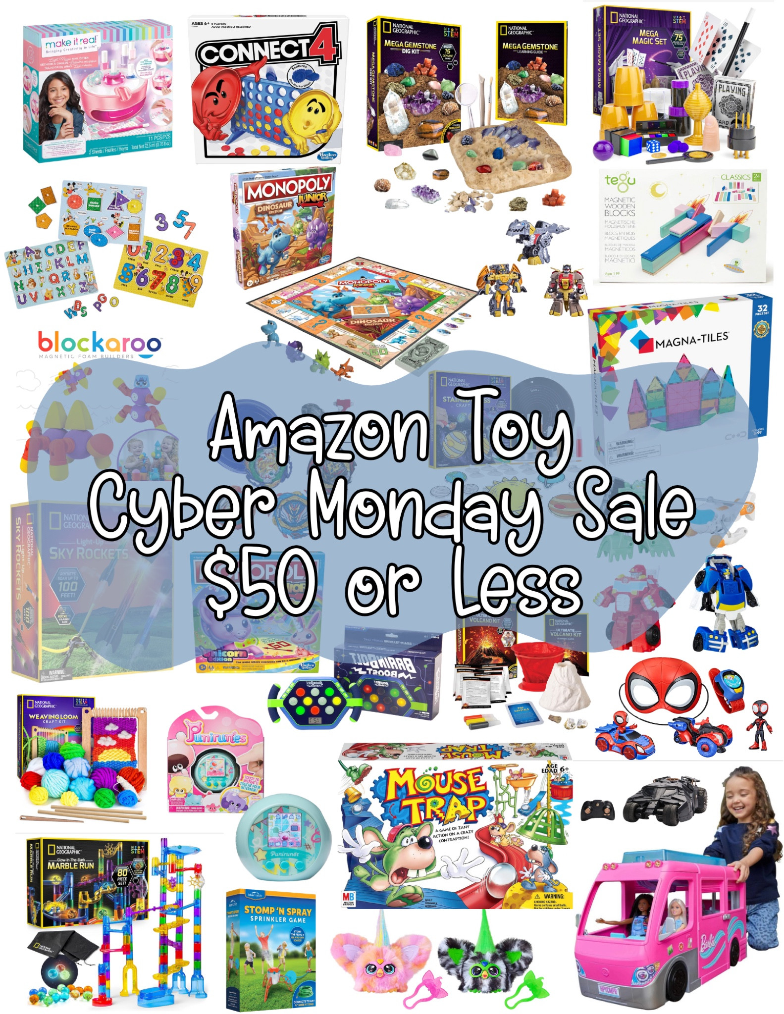 Toys on Amazon cyber Monday sale less than $50! 

#LTKCyberWeek #LTKGiftGuide #LTKFindsUnder50