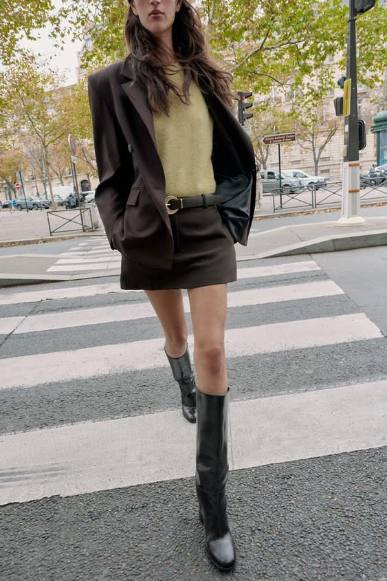 SKORT WITH BELT | Zara US