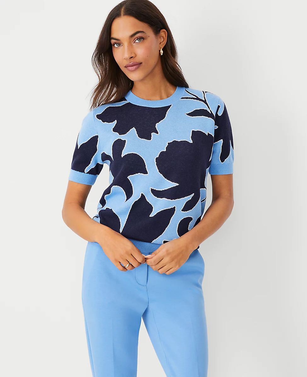 Floral Sweater Tee | Ann Taylor (US)