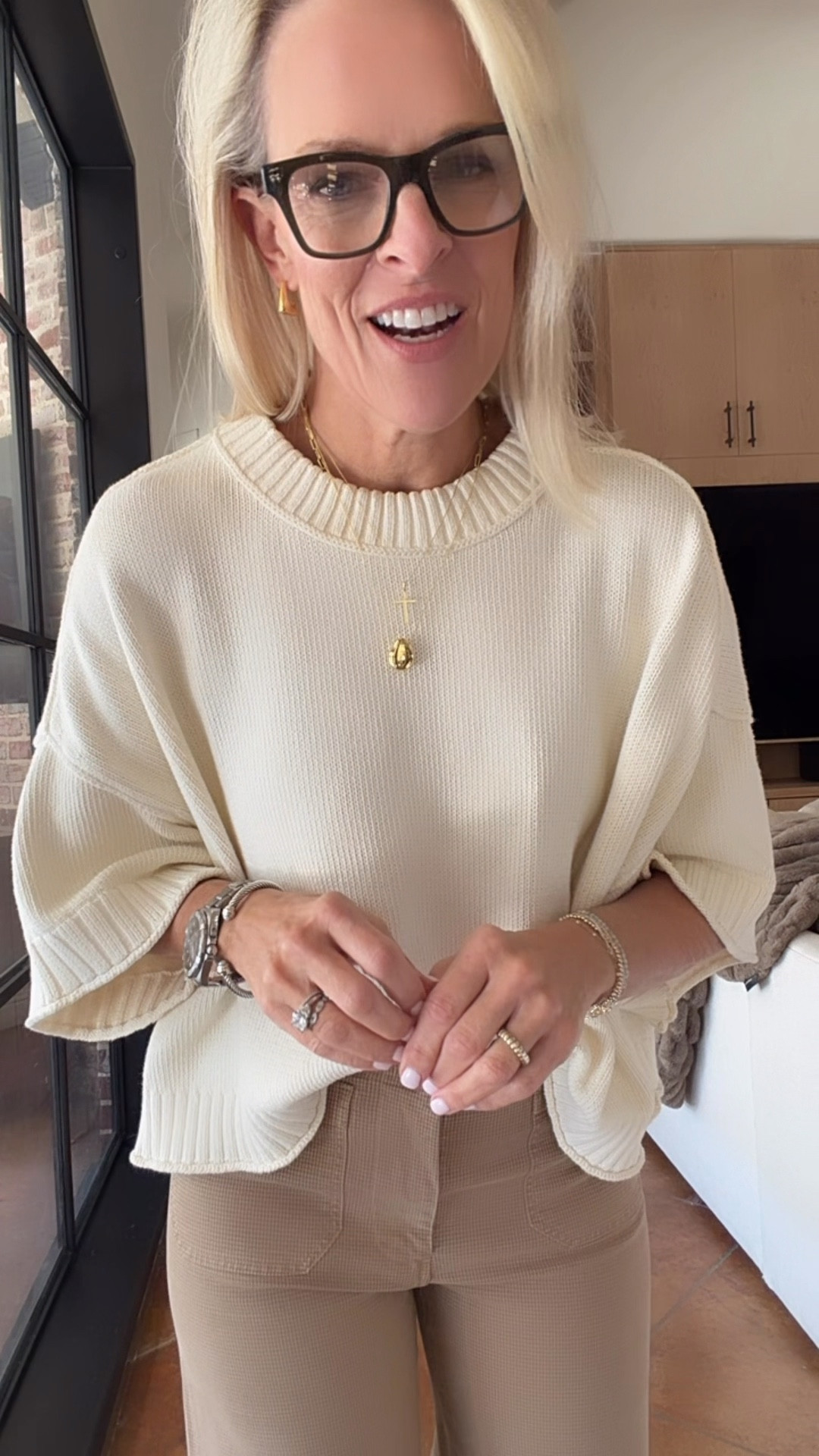 Fave sweater!! Goes with so much. I size up to medium 

@Anthropologie 

#LTKgrwm #LTKootd #LTKOver40